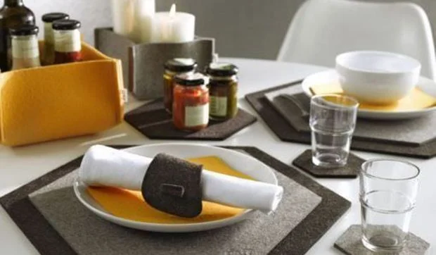 Complementos de fieltro