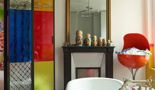 Cuarto de baño de estilo ecléctico contemporáneo