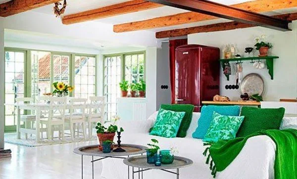 Decoración de estilo rústico renovado