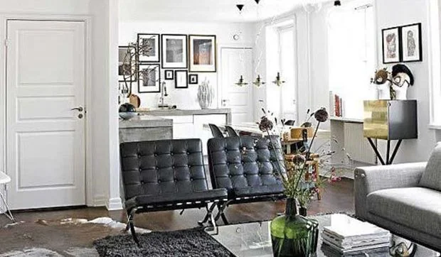 Decoración masculina, moderna y elegante