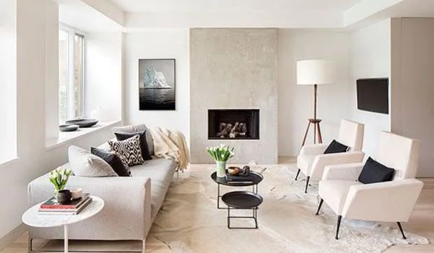 Decoración serena y elegante en tonos neutros