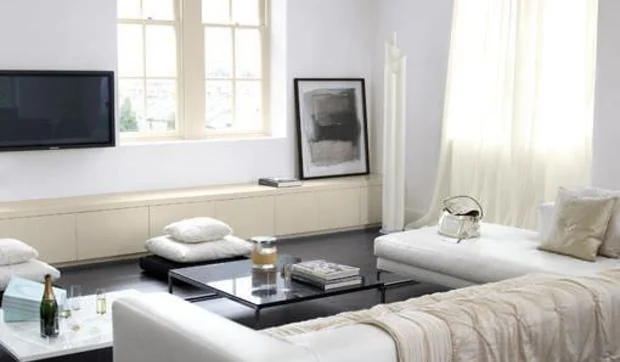 Decorar con muebles blancos