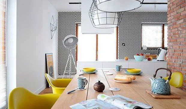 Ideas para decorar una cocina blanca con toques de color