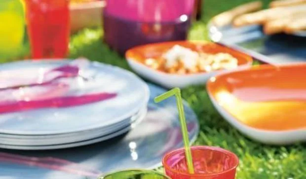 Vajillas para comer al aire libre