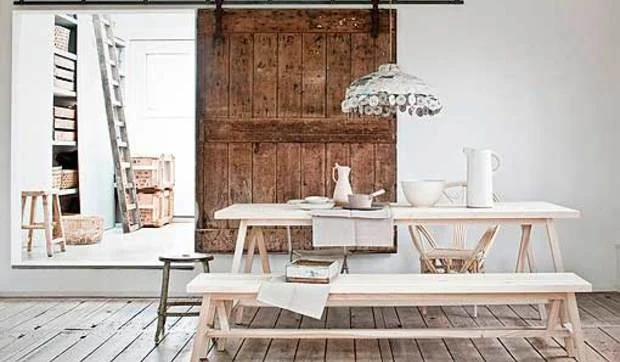 Diferentes estilos de puertas de granero