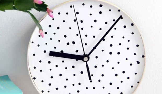 DIY en un trix: diseña tu propio reloj de pared