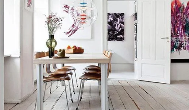 El apartamento de un artista en Copenhagen