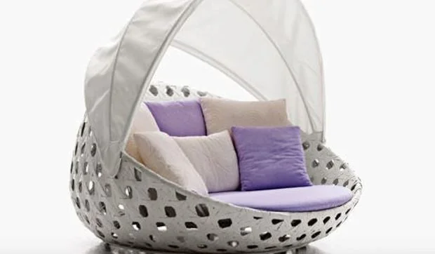 El asiento con capota de Urquiola