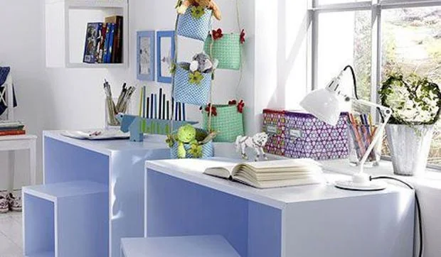 Escritorios infantiles de fácil diseño