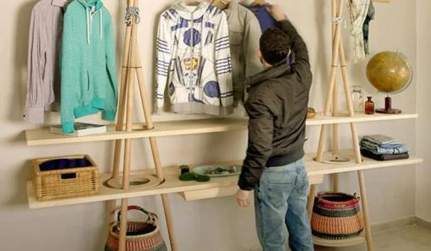 Estantería modular Tipi para montar y desmontar en un trix