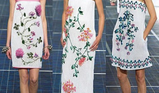 Flores y más flores, en las pasarelas y en la decoración de nuestras casas