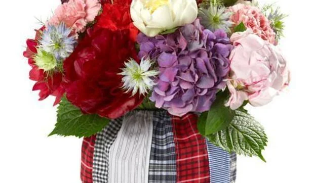 Funda de patchwork para tiestos y jarrones