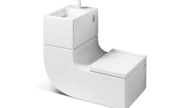 Inodoro y lavabo, dos en uno