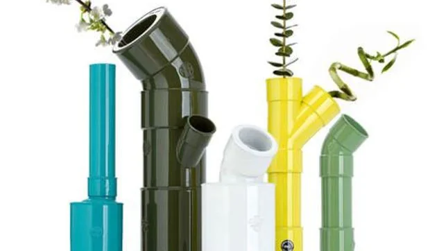 Jarrones de estética industrial