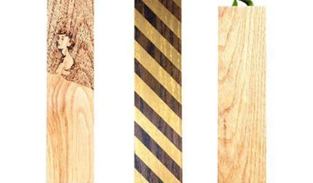 Jarrones de madera hechos artesanalmente