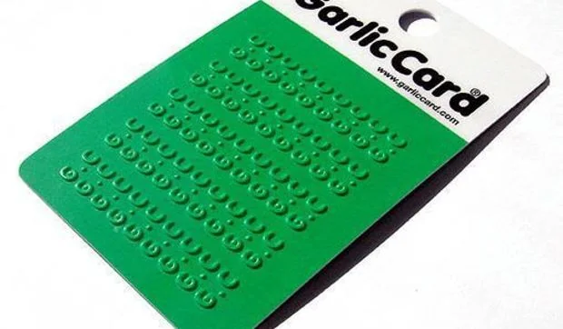 La nueva tarjeta GarlicCard, mucho más manejable