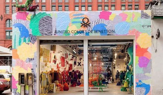 La tienda efímera más sensual de Benetton