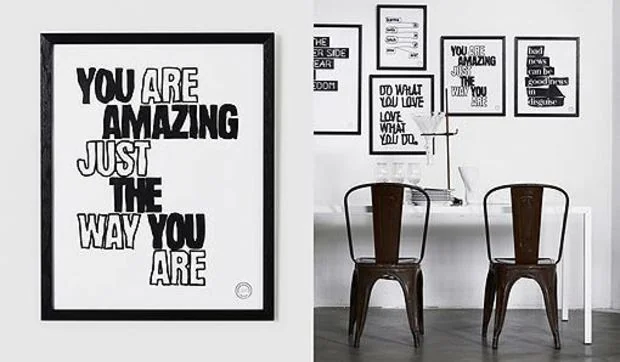 Láminas con mensajes positivos