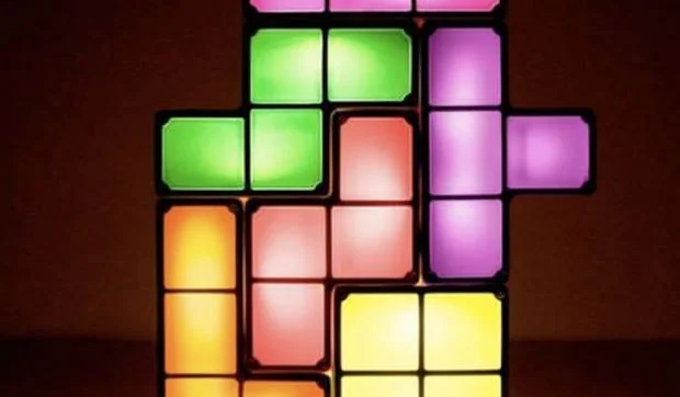 Lámpara Tetris para 'geeks' nostálgic@s