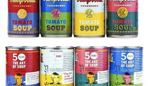 Las latas de sopa Campbell's cumplen 50 años