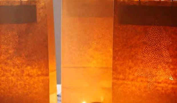 Luces Navideñas de papel