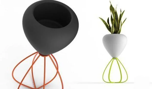 Maceteros de formas esculturales