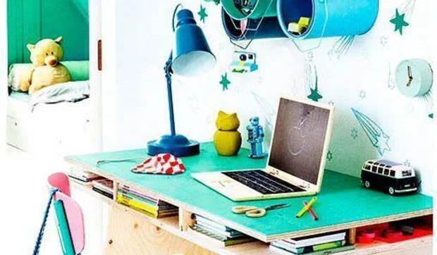 Manualidades para organizar la zona de estudio de los niños