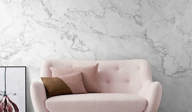 Papel pintado que imita mármol