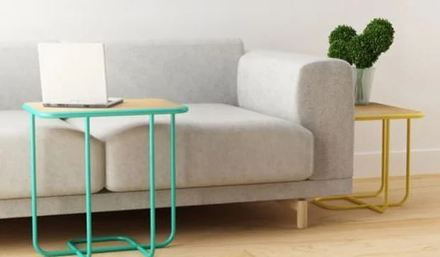 Mesa auxiliar Line para trabajar con ordenador