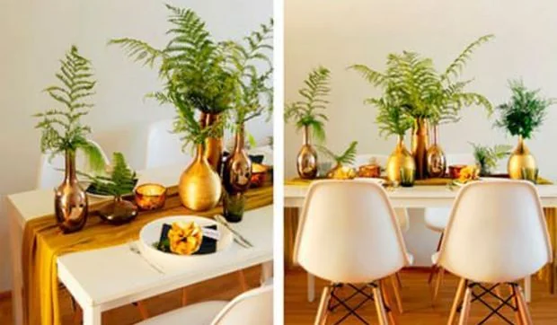 Mesas de navidad no tradicionales