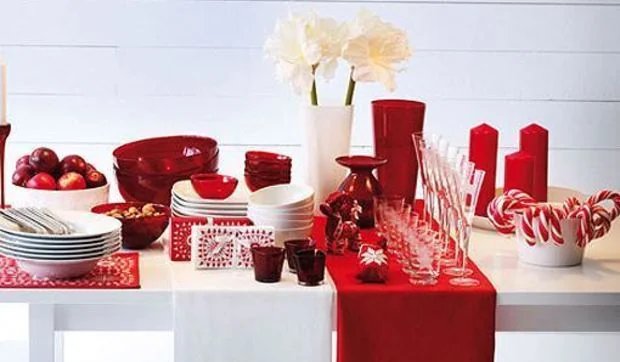 Mesas de Navidad de estilo nórdico