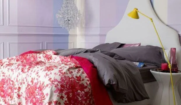 Modernos dormitorios decorados con rayas