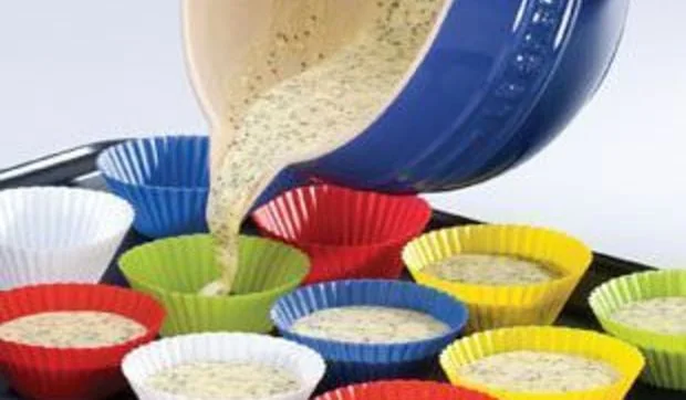 Moldes de silicona para pastelitos y magdalenas