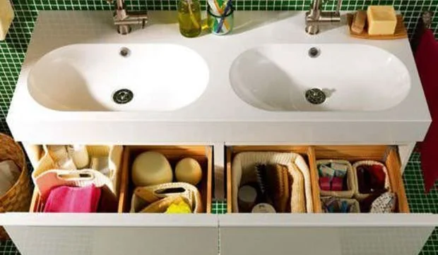 Mueble de lavabo para dos