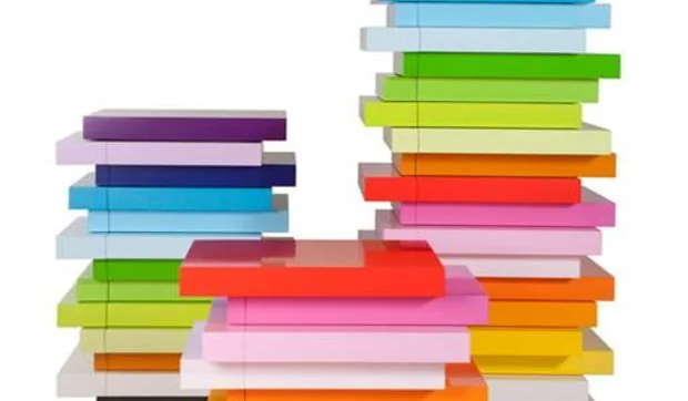 Muebles de cajones multicolor