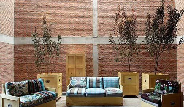 Muebles hechos con cajas de embalar