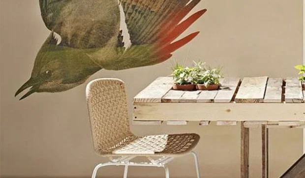 Muebles hechos con madera reciclada