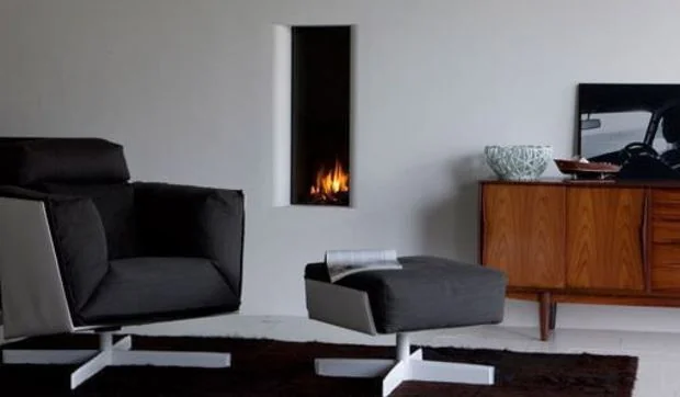 Chimeneas camufladas en la pared