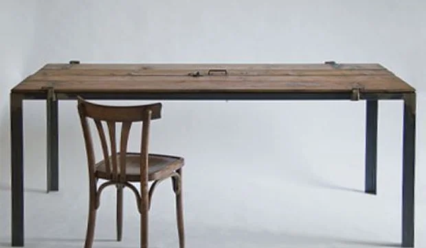 Nueva vida para una vieja puerta de madera