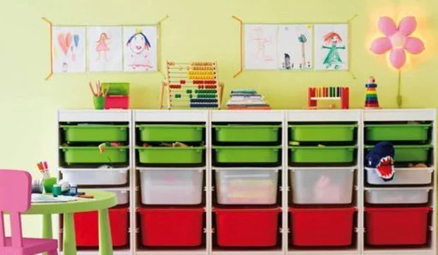 Ordenar las habitaciones infantiles