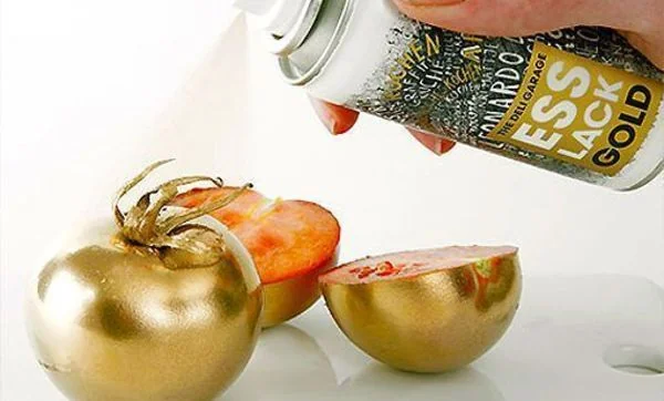 Oro y plata comestibles, ahora en spray