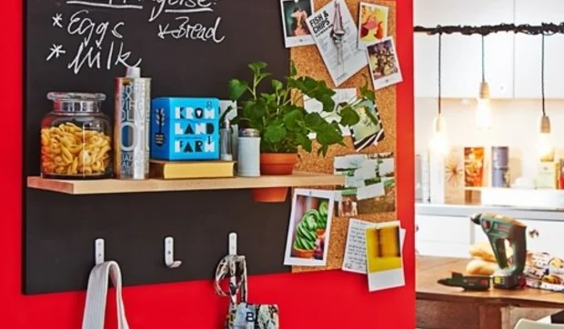 Panel organizador para mantener el orden en la cocina