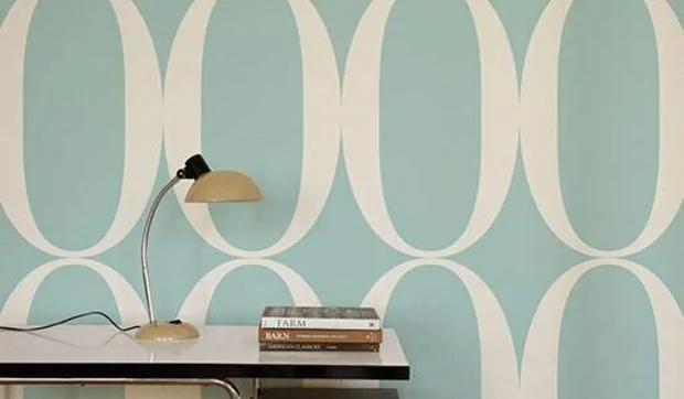 Papeles pintados Bodoni de Carrie Van Hise