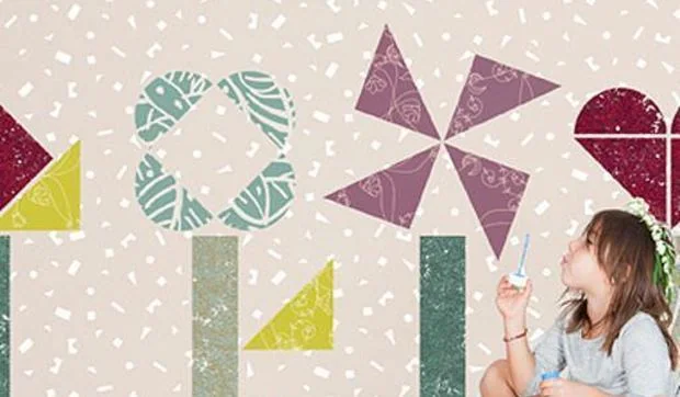 Papeles pintados con dibujos para decorar dormitorios infantiles