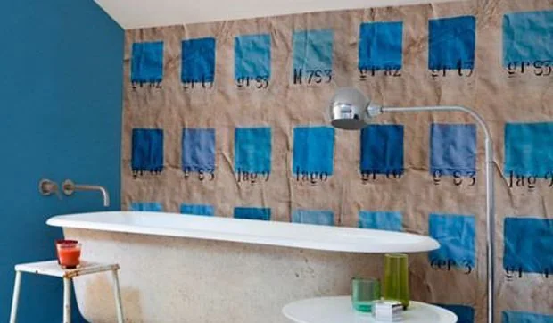 Papeles pintados con estampados de diseño