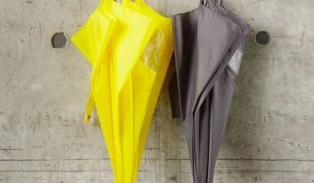 Paraguas de primavera con visor transparente