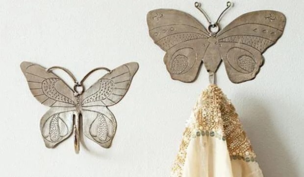 Perchas decorativas en toda la casa