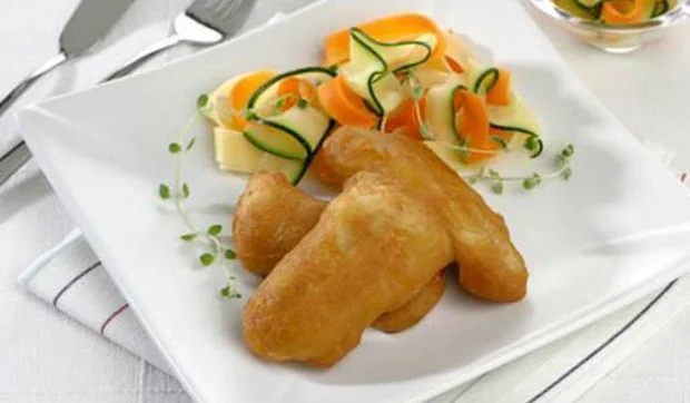 Pescado para niños: pavías de merluza 