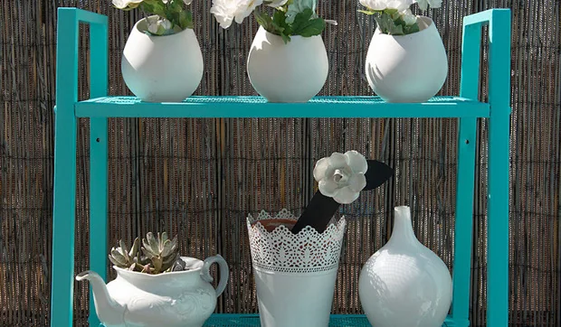 Cómo pintar una estanteria metalica