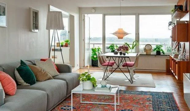 Reforma de un piso de 100 metros cuadrados amplio y luminoso